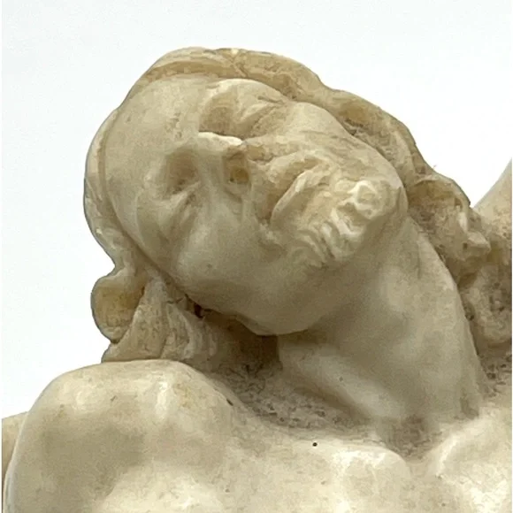 Michelangelo’s Pieta Sculpture by A. Santini: Madonna & Jesus after Crucifixion - Picture 2 of 16